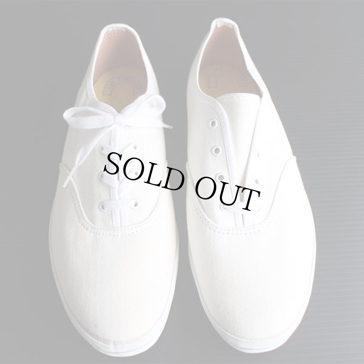 画像3: デッドストック★70s USA製 Kedsケッズ キャンバス スニーカー ローカット 生成り 8XW (3)