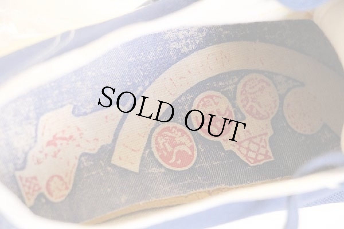 画像6: 70s USA製 UNKNOWN キャンバス スニーカー ローカット 紺 9 (6)