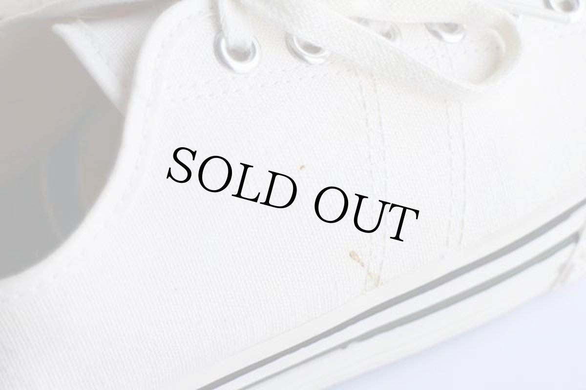 画像9: デッドストック★70s Royal Oaks キャンバス スニーカー ローカット 生成り 11 (9)