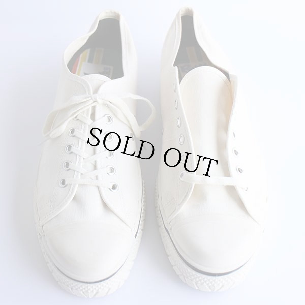 画像3: デッドストック★70s Royal Oaks キャンバス スニーカー ローカット 生成り 11 (3)