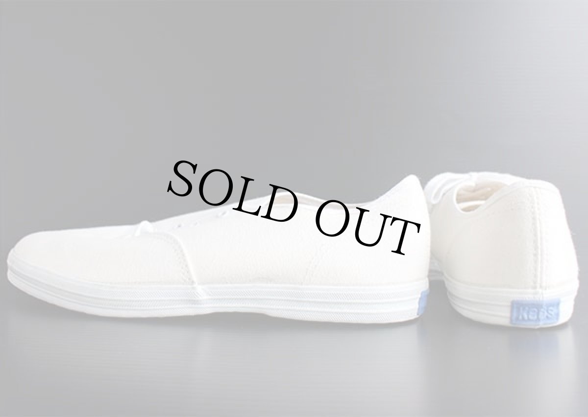 画像2: デッドストック★70s USA製 Kedsケッズ キャンバス スニーカー ローカット 生成り 8XW (2)