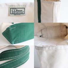 画像3: USA製 L.L.Bean BOAT AND TOTE キャンバス トートバッグ 緑 M★ミディアム (3)