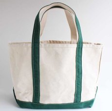 画像2: USA製 L.L.Bean BOAT AND TOTE キャンバス トートバッグ 緑 M★ミディアム (2)