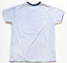 画像4: 80s USA製 Championチャンピオン ST.THOMAS ACADEMY リバーシブルTシャツ 青×白 XL (4)