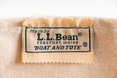 画像3: 80s L.L.Bean BOAT AND TOTE 耳付き キャンバス トートバッグ 赤 L★ラージ (3)