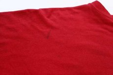 画像7: 70s USA製 RUSSELLラッセル GROVE CITY COLLEGE 四段中抜き コットン リバーシブルTシャツ 赤×ライトグレー (7)