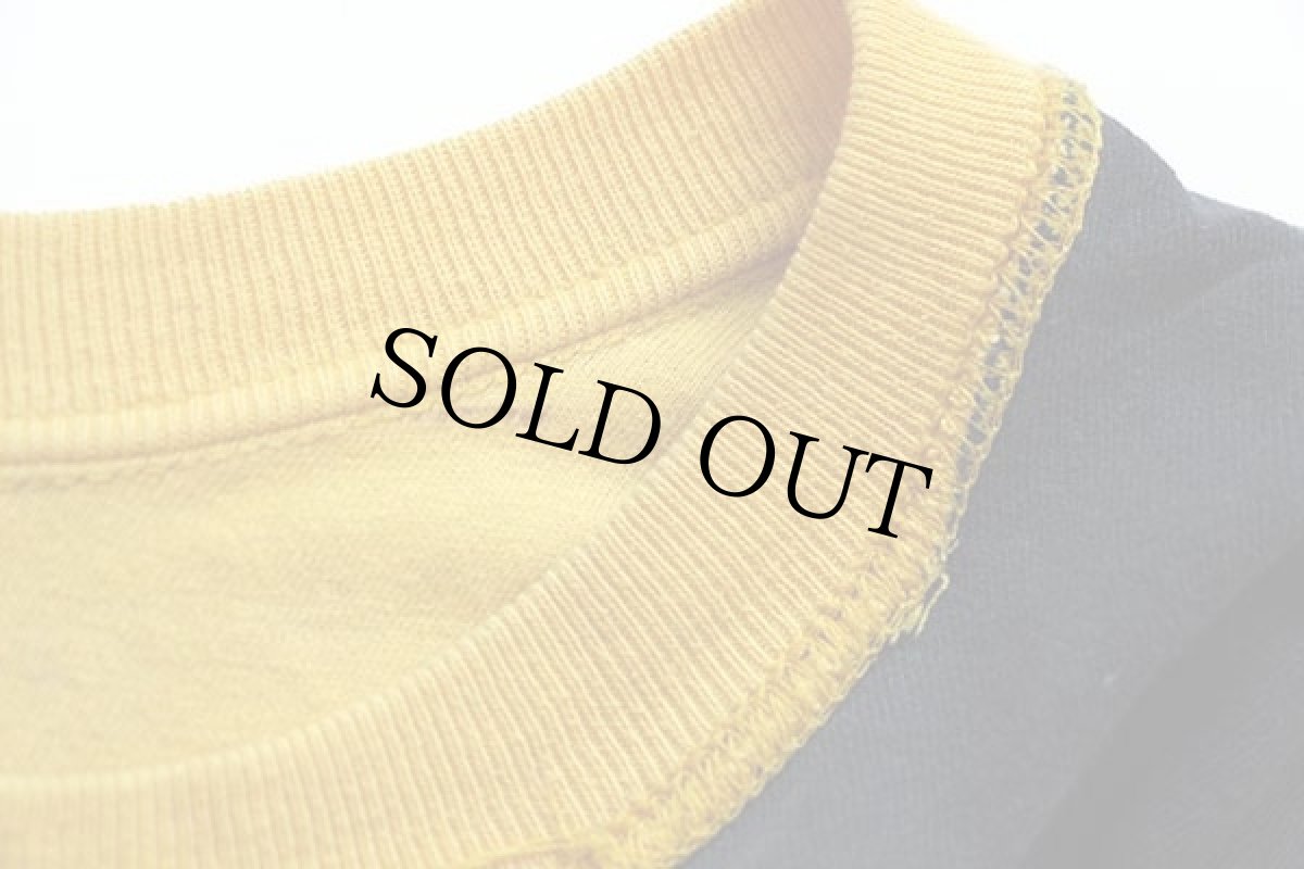 画像8: 90s USA製 RUSSELLラッセル LEE'S SUMMIT WRESTLING タイガー 四段中抜き コットン リバーシブルTシャツ 黒×黄 M (8)