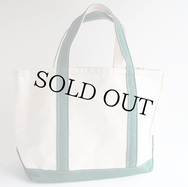 USA製 L.L.Bean BOAT AND TOTE キャンバス トートバッグ 緑 M