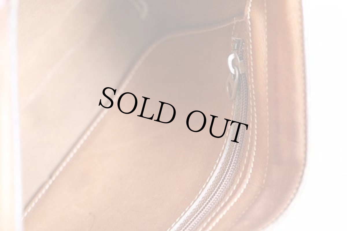 画像4: GHURKAグルカ No.40 THE ESCORT レザー ショルダーバッグ 茶 (4)