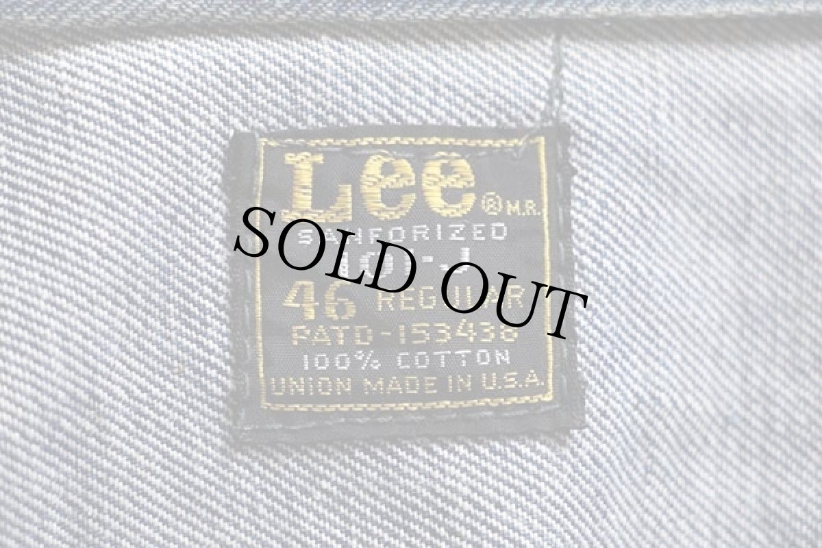 画像4: 70s USA製 Leeリー 101-J デニムジャケット 46R (4)