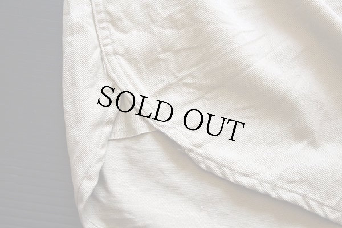 画像6: 60s Leeリー マチ付き コットンツイル ワークシャツ カーキ 16L (6)