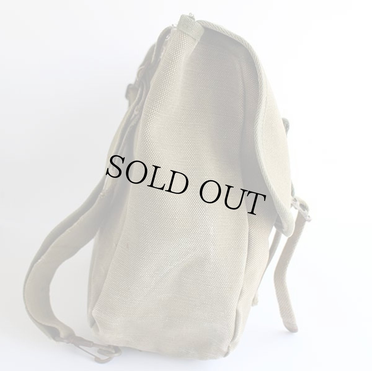 画像4: 40s 米軍 USステンシル キャンバス ミュゼットバッグ オリーブドラブ (4)