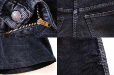 画像3: 70s Levi'sリーバイス コーデュロイ ショートパンツ カスタム 黒 キッズ w24★ショーツ (3)