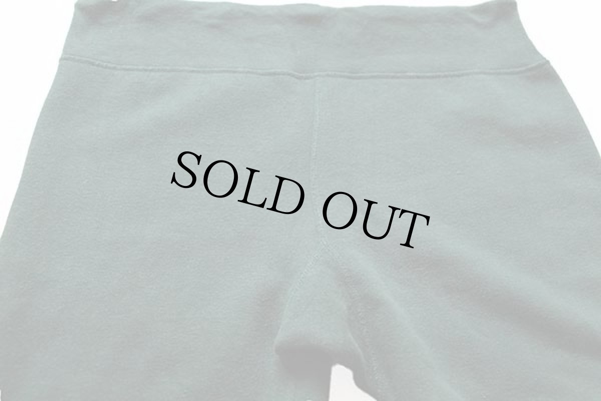 画像5: 60s EDINA PHYSICAL EDUCATION 四段中抜き フロッキープリント スウェットパンツ 緑 S (5)