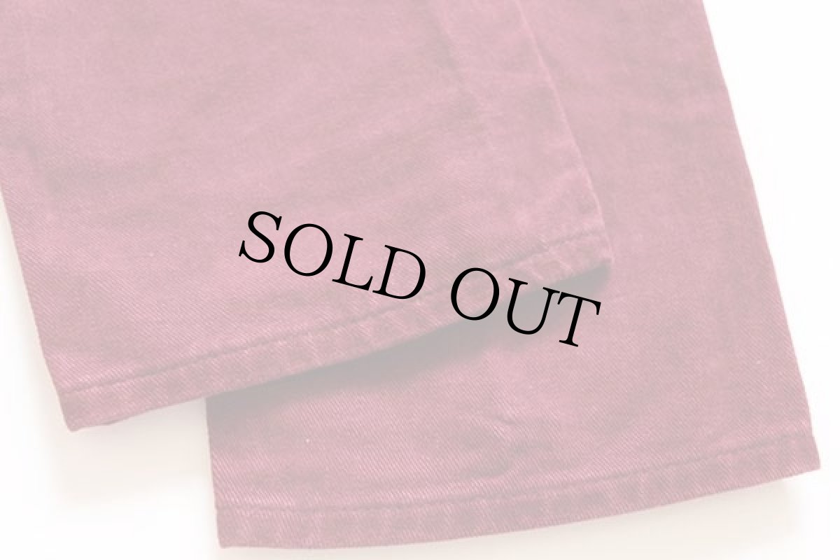 画像6: デッドストック★90s USA製 Leeリー 200-8961 カラーデニムパンツ ワインレッド w32 L32 (6)