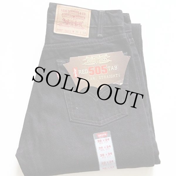 タグ付き 新品 デッドストック 90s USA製 Levis 505 ブラック