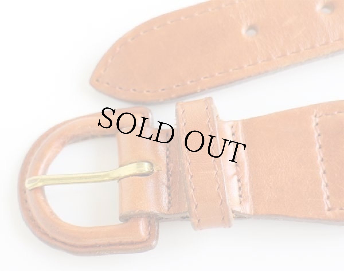 画像2: Talbots クレイジーカラー 編み込み レザーベルト M★1250 (2)