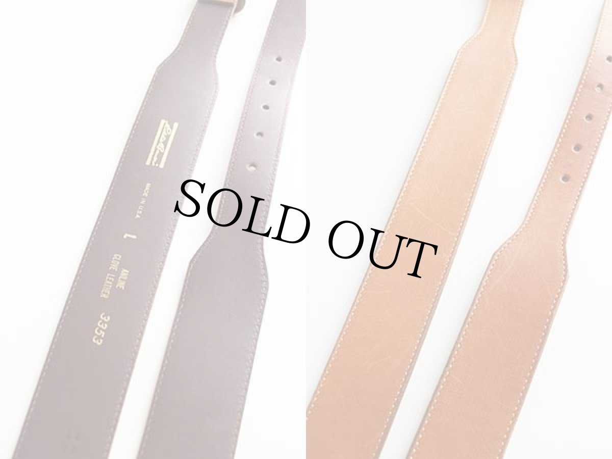 画像3: USA製 EddieBauerエディーバウアー レザーベルト 茶 L★1242 (3)