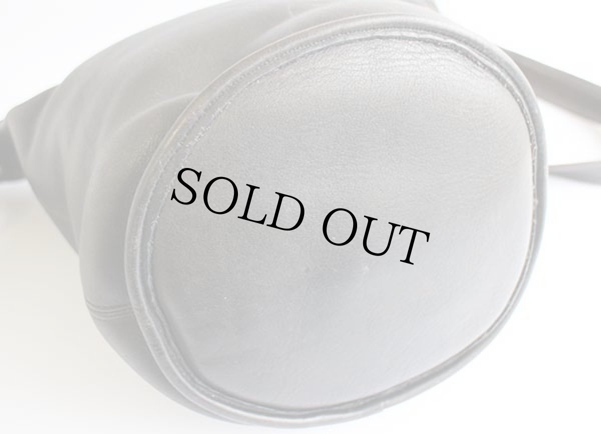 画像3: USA製 COACH オールド コーチ バケツ型 レザー ショルダーバッグ 黒★9953 (3)