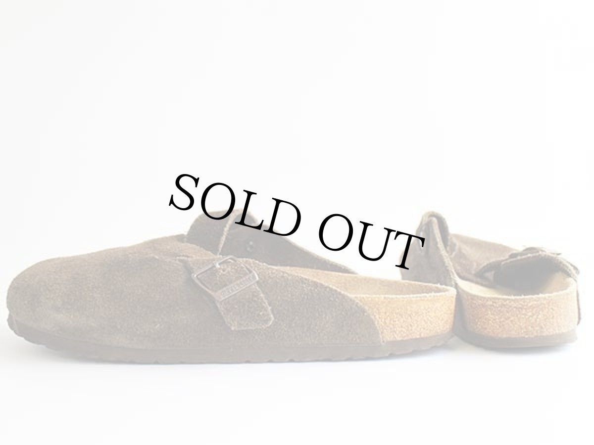 画像2: ドイツ製 BIRKENSTOCKビルケンシュトック スエードレザー ボストン 焦げ茶 42/27★サンダル (2)