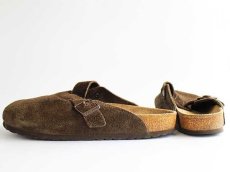 画像2: ドイツ製 BIRKENSTOCKビルケンシュトック スエードレザー ボストン 焦げ茶 42/27★サンダル (2)