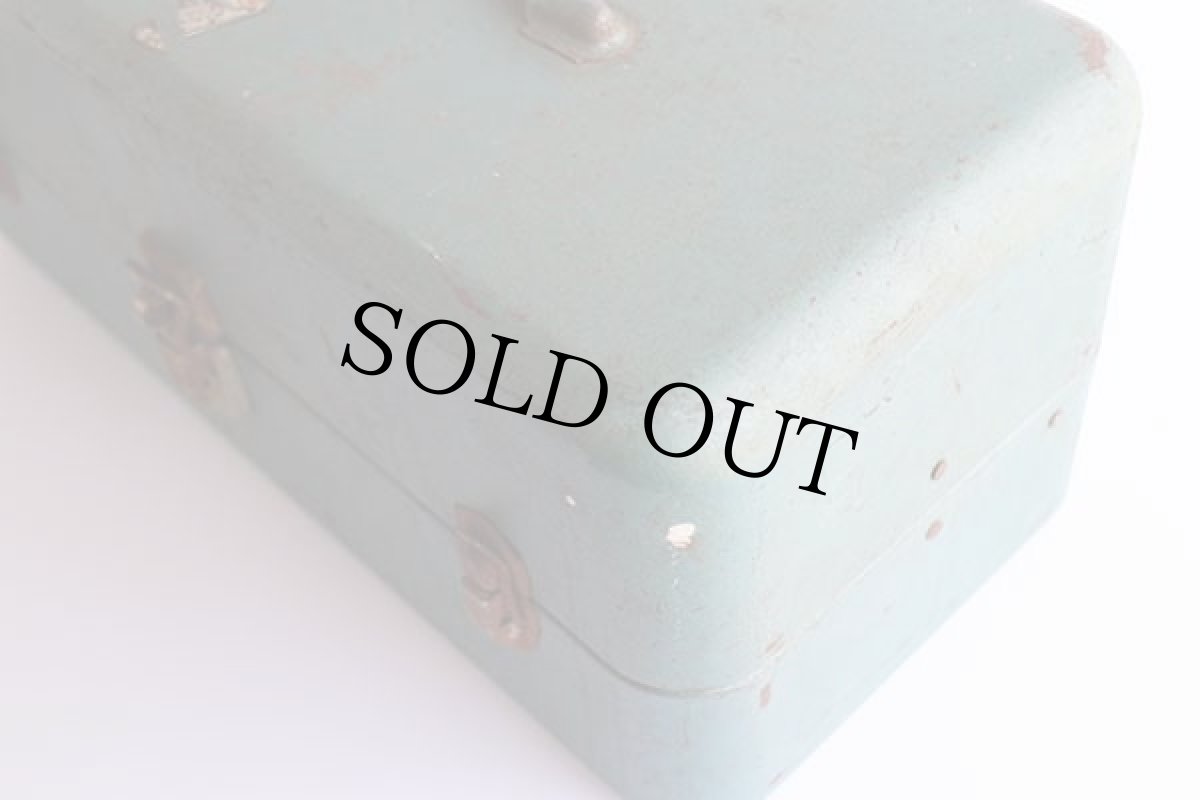 画像10: ビンテージ スチール ツールボックス (10)