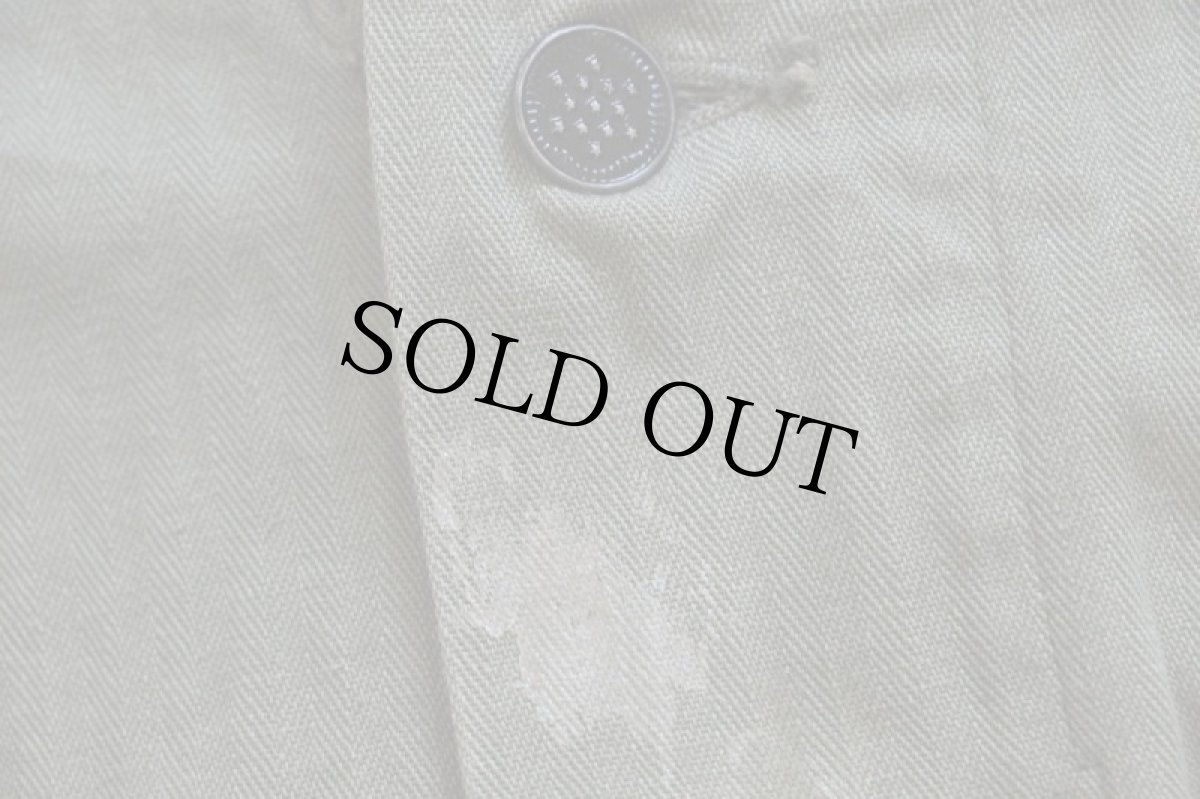 画像9: 40s 米軍 U.S.ARMY M-43 HBT ヘリンボーンツイル オールインワン オリーブドラブ 38L★A つなぎ (9)