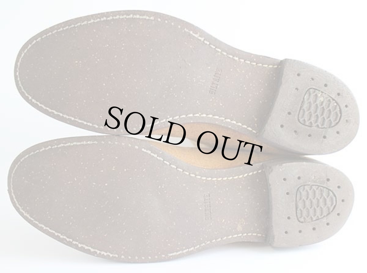 画像4: 80s USA製 TEXAS STEER スエードレザー ペコスブーツ 茶 (4)