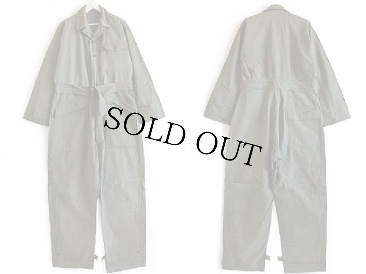 画像2: 40s 米軍 U.S.ARMY M-43 HBT ヘリンボーンツイル オールインワン オリーブドラブ 42R★B つなぎ (2)