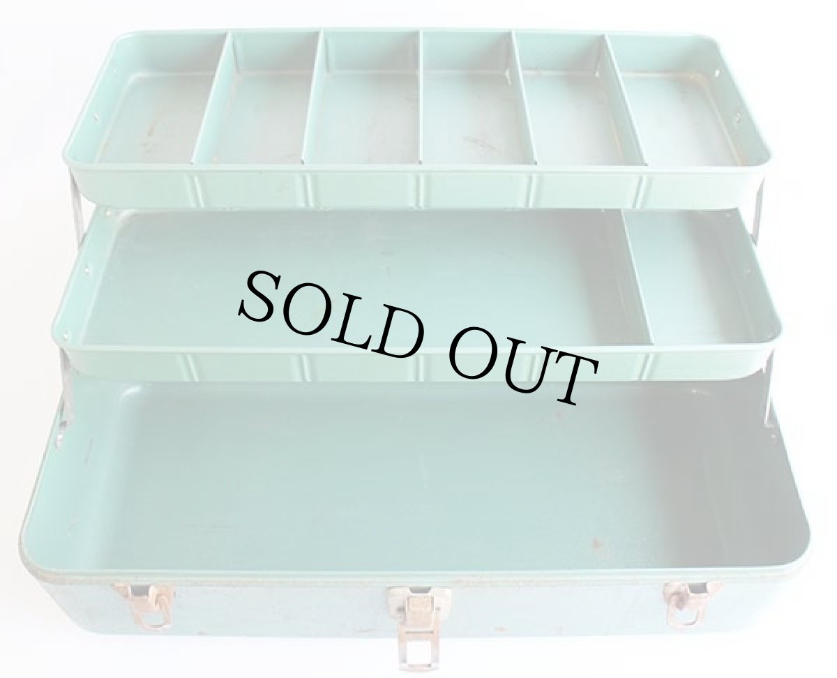 画像5: ビンテージ スチール ツールボックス (5)