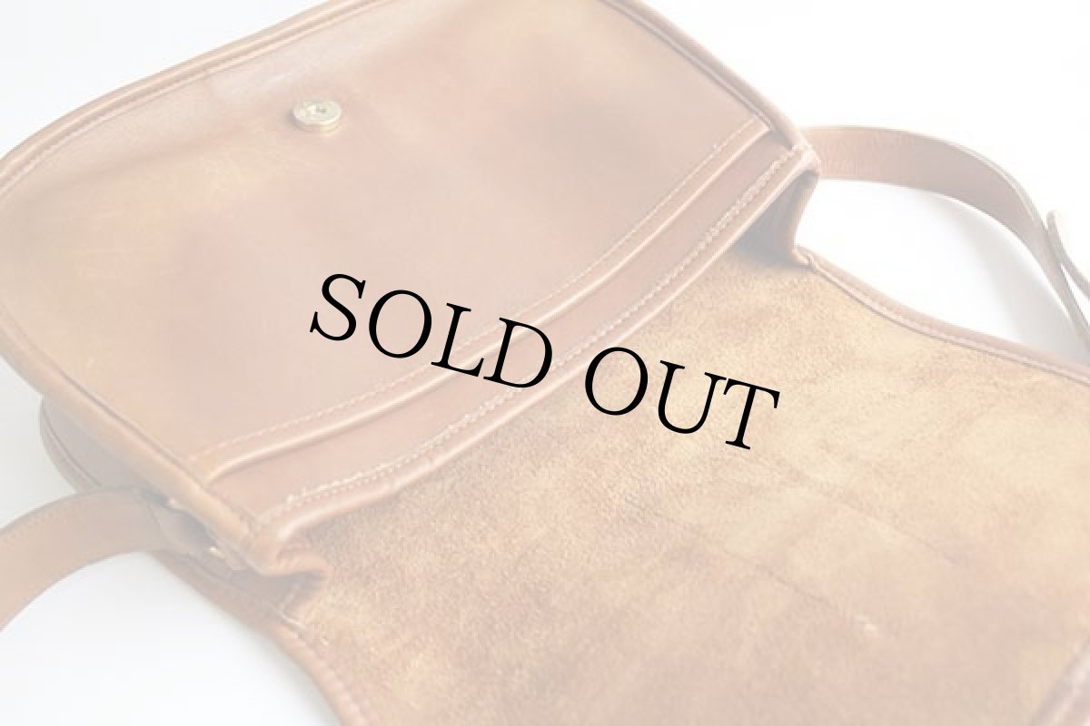 画像6: USA製 COACH オールド コーチ レザー ショルダーバッグ 茶★0143 (6)