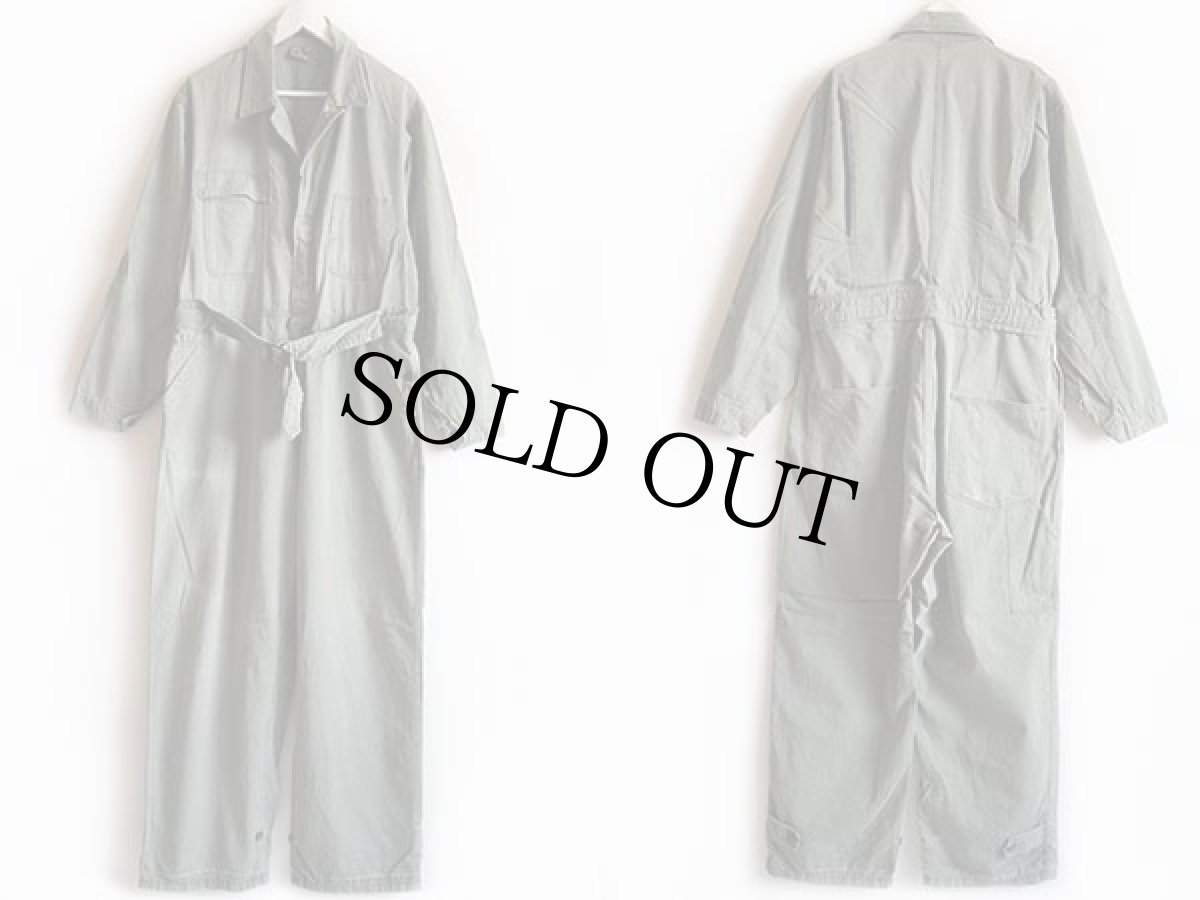 画像2: 40s 米軍 U.S.ARMY M-43 HBT ヘリンボーンツイル オールインワン 初期型 オリーブドラブ★つなぎ (2)