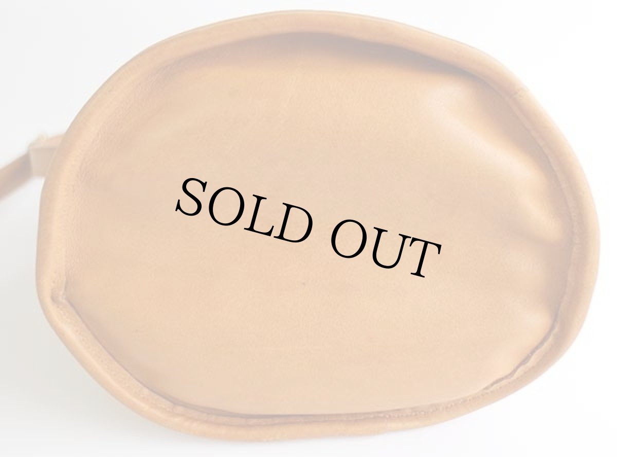 画像3: USA製 COACH オールド コーチ 巾着 レザー ショルダーバッグ 茶★9746 (3)