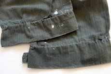 画像8: 40s 米軍 U.S.ARMY M-43 HBT ヘリンボーンツイル オールインワン オリーブドラブ ペンキ飛び 38R★つなぎ (8)