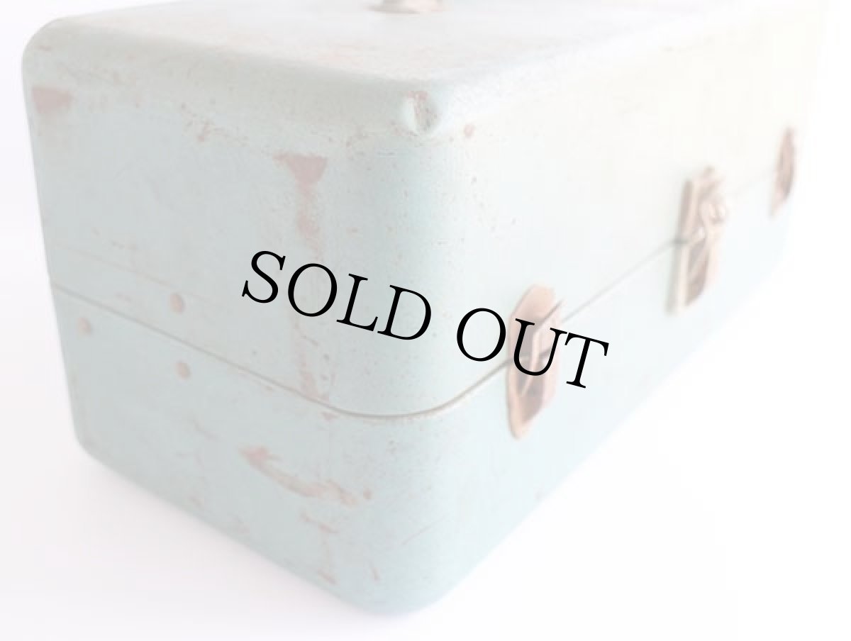 画像8: ビンテージ スチール ツールボックス (8)