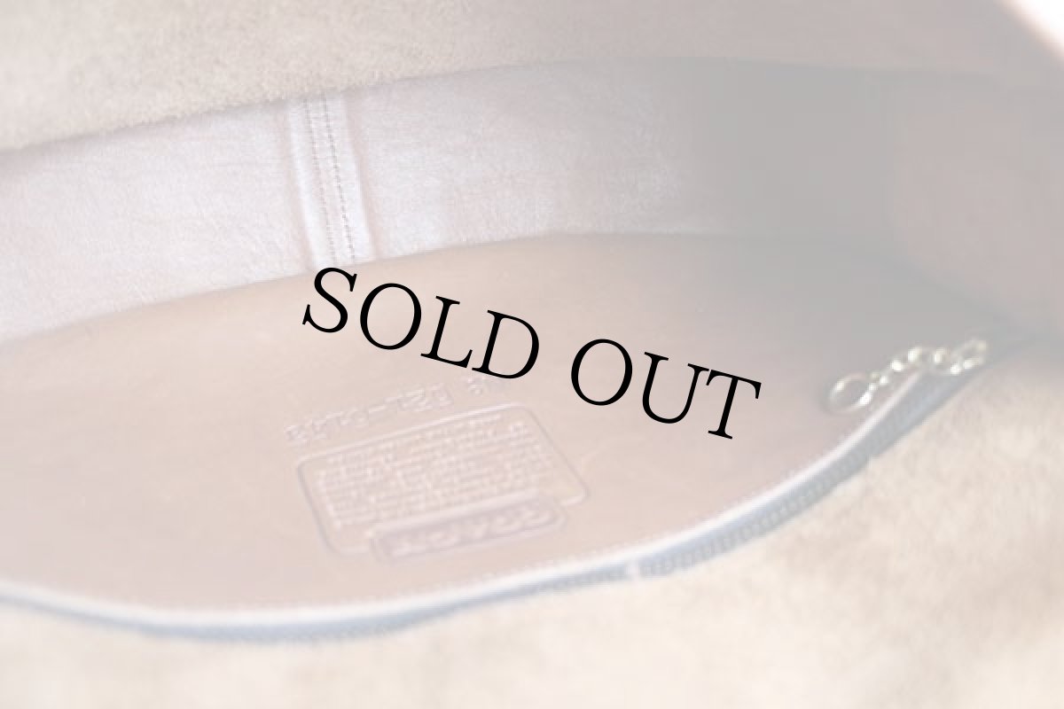 画像7: USA製 COACH オールド コーチ レザー ショルダーバッグ 茶★0143 (7)