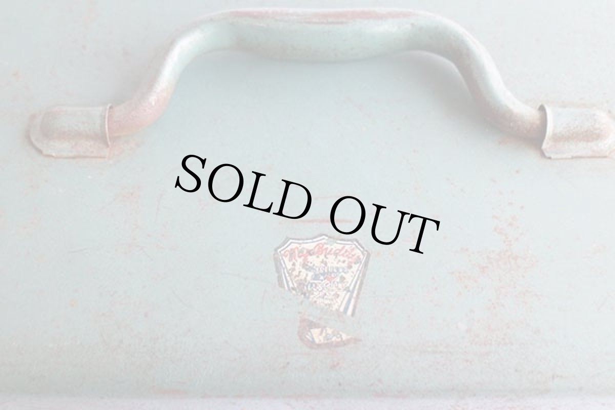 画像4: ビンテージ スチール ツールボックス (4)