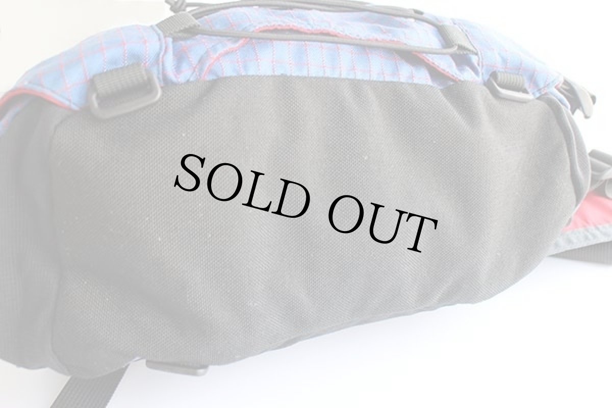 画像4: 90s USA製 OverLandオーバーランド 3WAY ナイロン ボトルホルダー ウエストバッグ 青紫 (4)