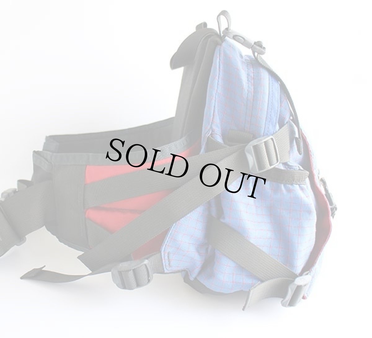 画像3: 90s USA製 OverLandオーバーランド 3WAY ナイロン ボトルホルダー ウエストバッグ 青紫 (3)