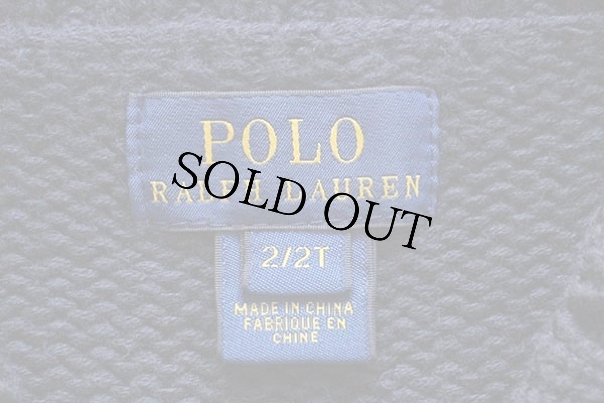 画像4: ポロ ラルフローレン 星条旗 コットンニット セーター 紺 キッズ2T (4)