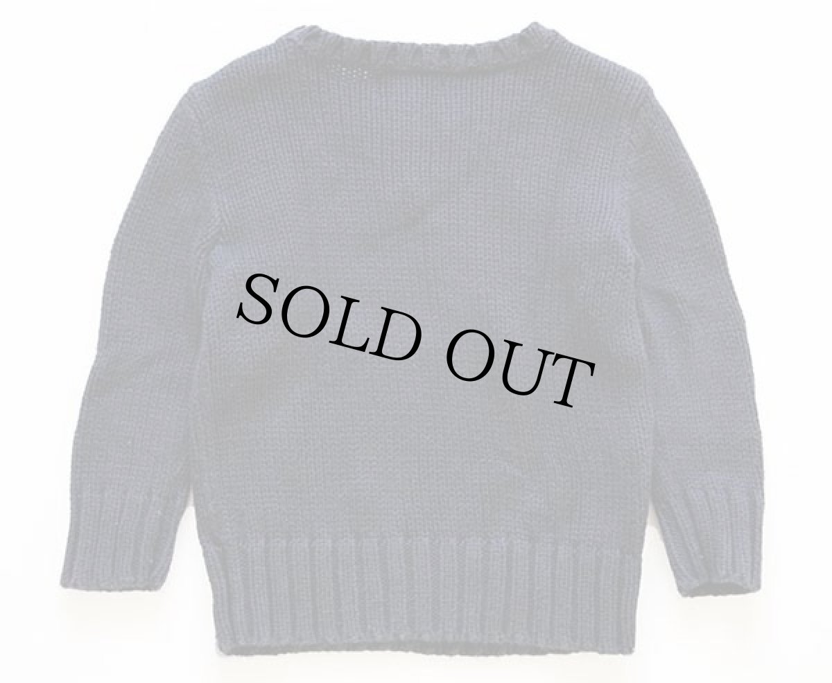 画像2: ポロ ラルフローレン 星条旗 コットンニット セーター 紺 キッズ2T (2)