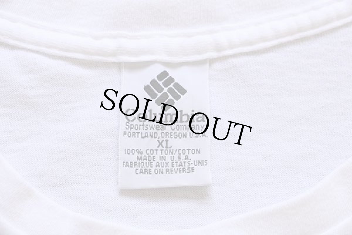 画像3: 90s USA製 Columbiaコロンビア マウンテン コットンTシャツ 白 XL (3)