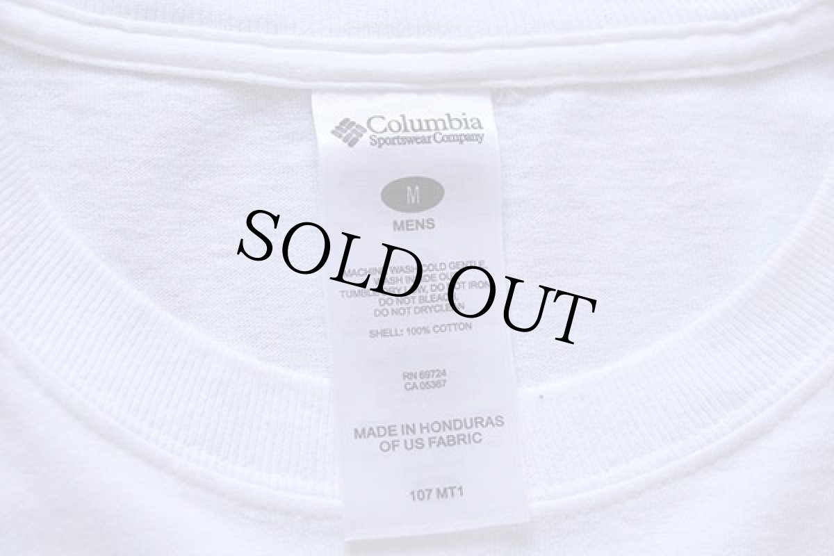 画像4: Columbiaコロンビア フライ フィッシング ルアー 両面プリント コットンTシャツ 白 M (4)