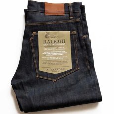 画像1: 未使用★USA製 RALEIGH DENIM ALEXANDER CONE DENIM WHITE OAK デニムパンツ 291/305 w31 (1)