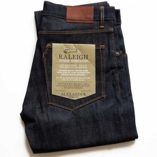 画像1: 未使用★USA製 RALEIGH DENIM ALEXANDER CONE DENIM WHITE OAK デニムパンツ 253/305 w31 (1)