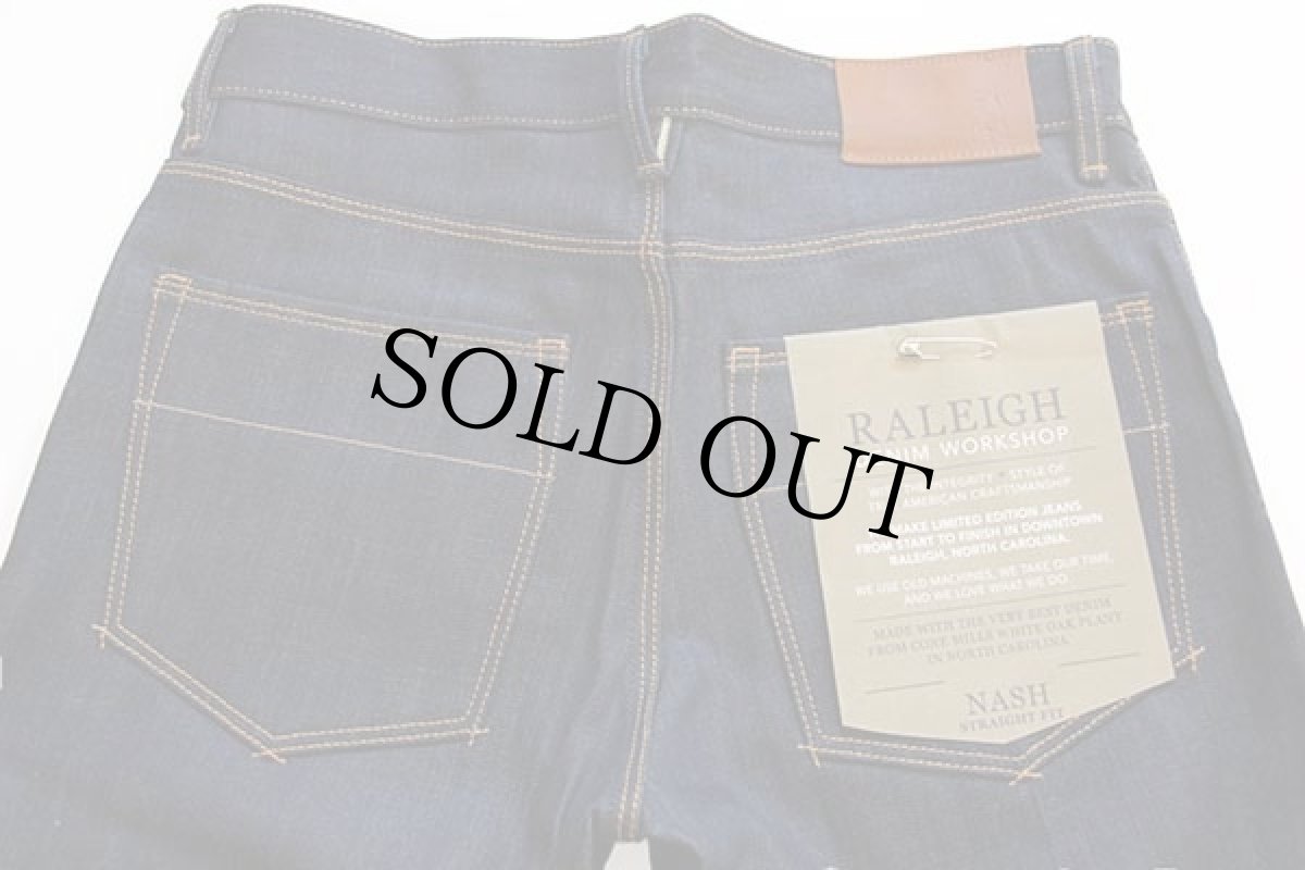 画像4: 未使用★USA製 RALEIGH DENIM NASH CONE DENIM WHITE OAK デニムパンツ 74/134 w30 (4)