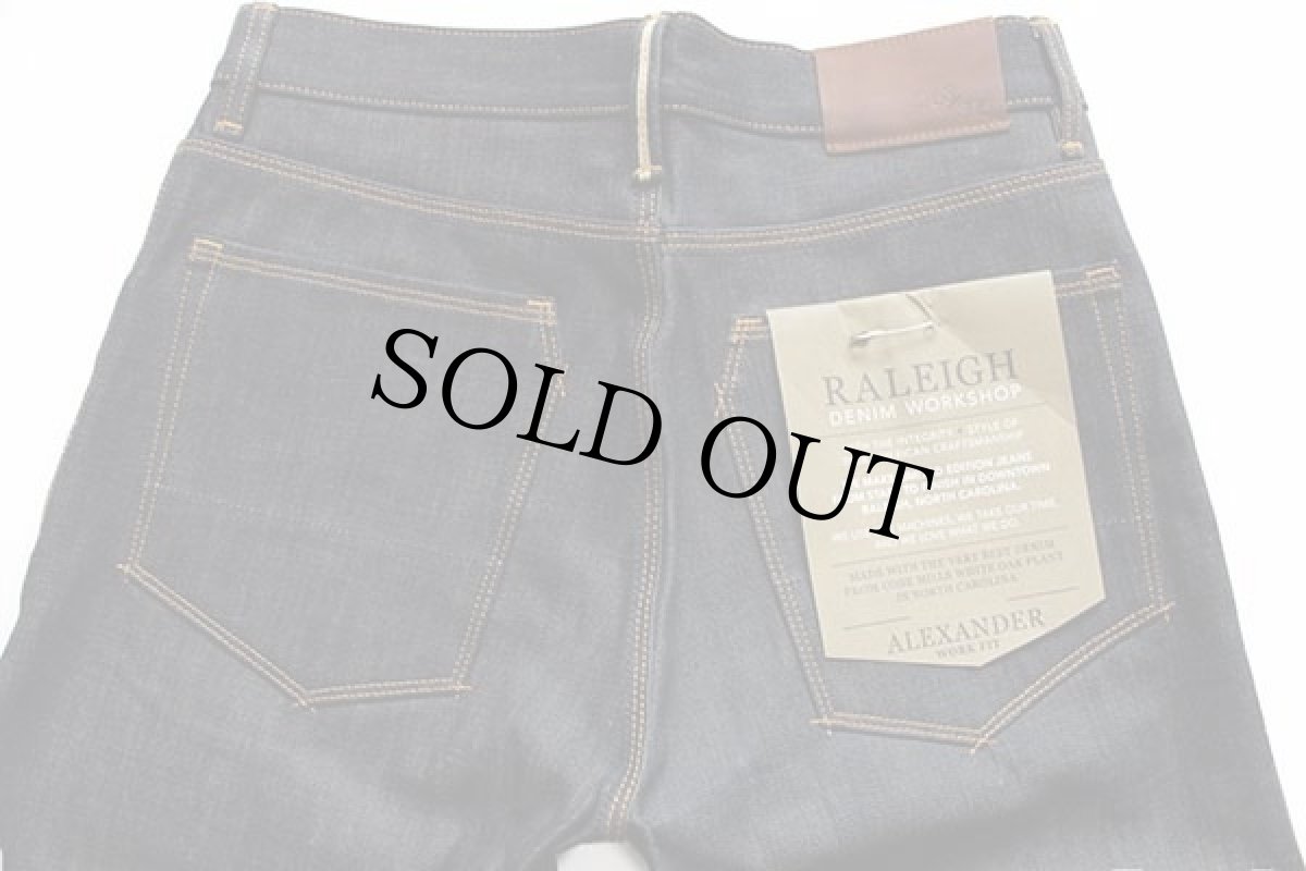 画像4: 未使用★USA製 RALEIGH DENIM ALEXANDER CONE DENIM WHITE OAK デニムパンツ 253/305 w31 (4)