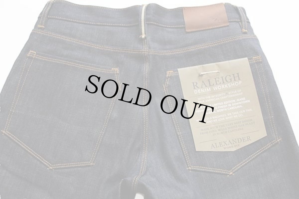 画像4: 未使用★USA製 RALEIGH DENIM ALEXANDER CONE DENIM WHITE OAK デニムパンツ 32/305 w31 (4)