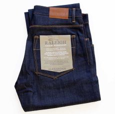 画像1: 未使用★USA製 RALEIGH DENIM ALEXANDER CONE DENIM WHITE OAK デニムパンツ 7/214 w31 (1)