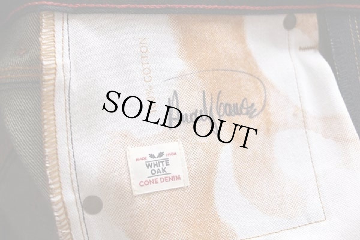 画像7: 未使用★USA製 RALEIGH DENIM ALEXANDER CONE DENIM WHITE OAK デニムパンツ 253/305 w31 (7)